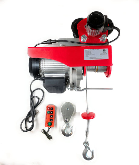 Wireless Motorized Trolley with 2200 lb Electric Hoist - UL/CUL Certified - Single Remote Control (Up/Down/Right/Left)-Canada Hoists
